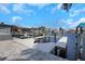 Waterfront dock with boat lifts and panoramic views of the surrounding waterway at 5145 Porpoise Pl, New Port Richey, FL 34652