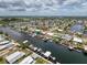 Waterfront property with canal access and ample docking space for boating enthusiasts at 6601 Nautical Isle, Hudson, FL 34667