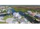 Waterfront houses with canal access, boat docks, and private pools at 7313 Hatteras Dr, Hudson, FL 34667