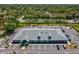 Aerial view of the Wellness Center and surrounding parking area at 8248 Sugarbush Dr, Spring Hill, FL 34606
