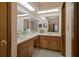 Bathroom with double sinks, and lots of counter space at 8283 Shoup St, Spring Hill, FL 34606