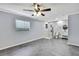 Main bedroom with an ensuite bathroom features a modern shower and fixtures at 10277 Rosetti Ct, Spring Hill, FL 34608