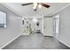 Main bedroom with an ensuite bathroom features a modern shower and fixtures at 10277 Rosetti Ct, Spring Hill, FL 34608