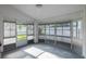 The sun room has all-weather windows and access to the backyard at 1084 Vista Fina Ct, Spring Hill, FL 34608