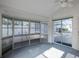 This sun room provides access to the backyard and the patio at 1084 Vista Fina Ct, Spring Hill, FL 34608