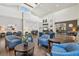 Clubhouse lobby showcasing comfortable seating, high ceilings, and modern decor at 11637 Spindrift Loop, Hudson, FL 34667