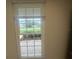 Window with a view of the landscaping and outside greenery at 12539 Dearborn Dr # A, Hudson, FL 34667