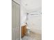 Functional bathroom with a combined shower and tub, toilet, and vanity sink at 18916 New Passage Blvd, Land O Lakes, FL 34638