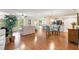 Open-concept dining area adjacent to living space at 2310 Augusta Dr, Spring Hill, FL 34606