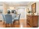 Cozy dining area with chandelier lighting at 2310 Augusta Dr, Spring Hill, FL 34606