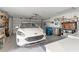 Spacious garage with an overhead door at 2310 Augusta Dr, Spring Hill, FL 34606