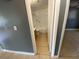 A bathroom is shown from the doorway at 300 Midwood Dr, Plant City, FL 33566