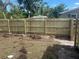 New backyard privacy fence at 300 Midwood Dr, Plant City, FL 33566