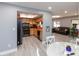 Cozy kitchen with wood cabinets, and modern appliances in an open concept layout at 3140 Jackson Dr, Holiday, FL 34691