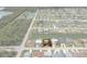 Aerial view of the property surrounded by canals and lush greenery in a desirable location at 4048 Bluefish Dr, Hernando Beach, FL 34607