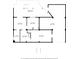 Detailed floor plan of the home's first floor, showcasing the layout of rooms and dimensions at 4048 Bluefish Dr, Hernando Beach, FL 34607