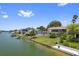 Waterfront homes with docks line the canal, showcasing Florida living at its finest at 4048 Bluefish Dr, Hernando Beach, FL 34607