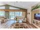 Living room showcases views, comfortable seating, and a light and airy atmosphere at 4460 Flounder Dr, Hernando Beach, FL 34607