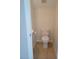 Bathroom with tile floors, toilet, and modern sink at 5708 Townhouse Dr # 5708, New Port Richey, FL 34652
