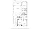 Floor plan highlighting primary bedroom, living room, dining area, kitchen, and bedrooms at 6140 Seaside Dr, New Port Richey, FL 34652