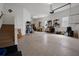 Spacious garage with high ceilings offering ample storage and workspace at 6140 Seaside Dr, New Port Richey, FL 34652