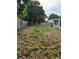 Large backyard with wooden fence, mostly patchy dirt and some grass present at 7222 Coventry Dr, Port Richey, FL 34668