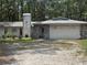 Ranch home with stone accents, gray roof and a two car garage in a treed neighborhood at 7239 Lykes Dublin Rd, Brooksville, FL 34601