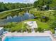 Enjoy the community pool with lots of space for sitting, swimming, and socializing at 8158 Sturbridge Ct # D, Weeki Wachee, FL 34613