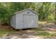 A small outbuilding is set on concrete footers at 10149 Rockbay Rd, Brooksville, FL 34601