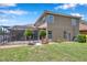 Spacious backyard with a screened patio for outdoor relaxation and entertaining at 11726 Belle Haven Dr, New Port Richey, FL 34654