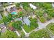An aerial view displays the neighborhood, highlighting the property's location and surroundings at 1601 E 98Th Ave, Tampa, FL 33612
