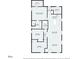 Detailed floor plan of the home, outlining room dimensions and layout at 1601 E 98Th Ave, Tampa, FL 33612