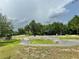 Bexley community bike park has a BMX course and shade structure with a table at 17316 Cruiser Bnd, Land O Lakes, FL 34638