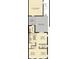 Floor plan featuring a two-car garage, lanai, kitchen, Gathering room, dining, and living room at 17316 Cruiser Bnd, Land O Lakes, FL 34638