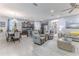 Open-concept layout showcases a combined living, kitchen, and dining area, perfect for modern living at 17679 Garsalaso Cir, Brooksville, FL 34604