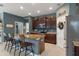 Bright kitchen with a big island, stainless appliances and lots of cabinet storage at 17727 Garsalaso Cir, Brooksville, FL 34604