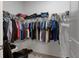Walk in closet that offers ample storage space and efficient organization at 17843 Garsalaso Cir, Brooksville, FL 34604