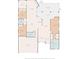 Detailed floor plan showcasing the layout of the home with bedrooms, bathrooms, living spaces, and outdoor areas at 18845 Fairway Green Dr, Hudson, FL 34667
