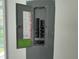 Close-up of the electrical panel with detailed labeling for easy identification at 221 Highland St, Brooksville, FL 34601