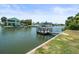 Dock on the water at 4104 Pine Dale Ct, Hernando Beach, FL 34607