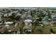 Aerial view of waterfront home on canal with direct access to the Gulf at 4469 Bahama Dr, Hernando Beach, FL 34607