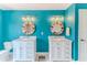 Beautiful bathroom boasting dual vanities, modern lighting, and a bright, airy feel at 4469 Bahama Dr, Hernando Beach, FL 34607