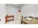 Office with a wooden desk, filing cabinet, and wood-look floors at 4469 Bahama Dr, Hernando Beach, FL 34607