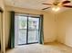 A shot of the bedroom's sliding glass doors to the outside at 6462 92Nd N Pl # 806, Pinellas Park, FL 33782