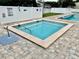 Relax in the community spa with convenient handrail and nearby pool rules at 6462 92Nd N Pl # 806, Pinellas Park, FL 33782