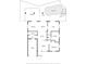 Floorplan of a home featuring a large Gathering room, dining area, and swimming pool at 7303 Hatteras Dr, Hudson, FL 34667