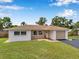 Charming single-story home with a well-manicured lawn and a one car garage at 7316 Tangelo Ave, Port Richey, FL 34668