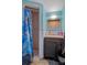 Needs TLC: features a shower, vanity, and toilet at 7608 Dale Dr, Port Richey, FL 34668