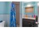 Needs TLC: features a shower, vanity, and toilet at 7608 Dale Dr, Port Richey, FL 34668