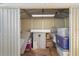 Inside of a storage shed with ample room for organization at 8914 Schrader Blvd, Port Richey, FL 34668